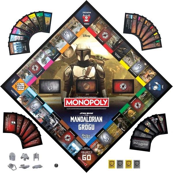 Družabna igra Monopoly Star Wars: The Mandalorian and Grogu Edition