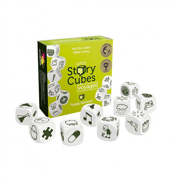 Družabna igra s kockami Story Cubes: Voyages