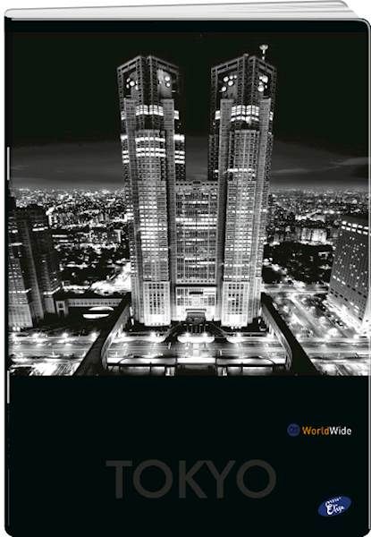 Zvezek A4 karo Elisa Cities by Night 80L