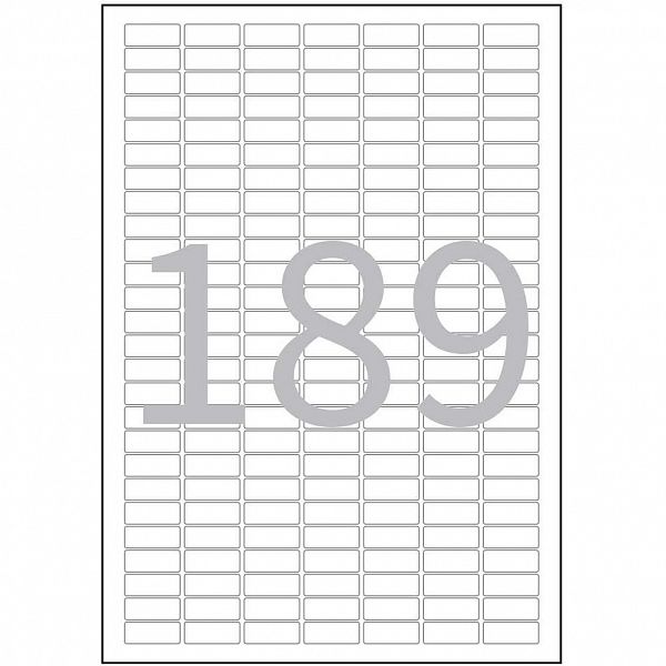 Etikete Laser Optima 25,4 x 10 mm 100/1