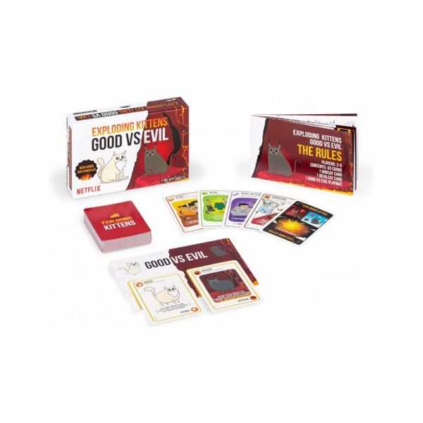 Družabna igra Exploding Kittens: Dobro proti zlu