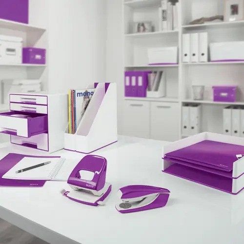 Odložni košek A4 Leitz WOW vijola