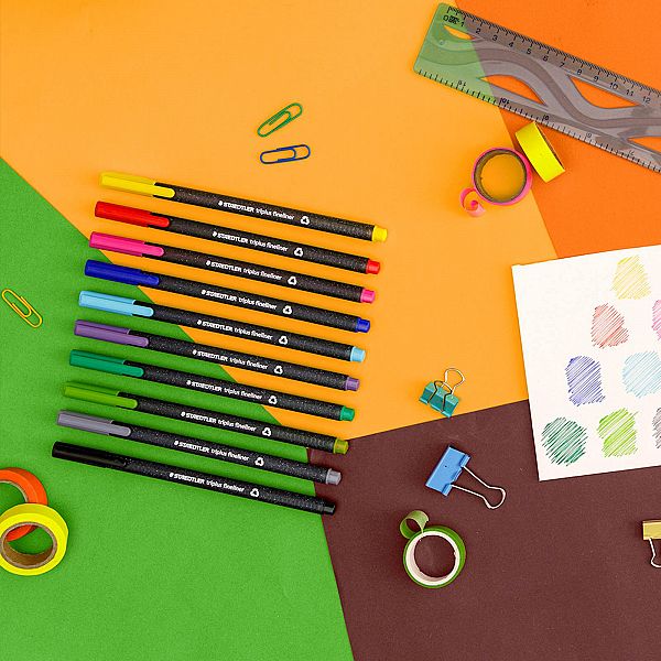 Fineliner Stabilo Triplus Color 334 set 10/1