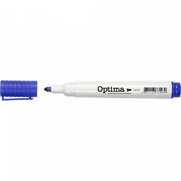 Flomaster za belo tablo Optima moder