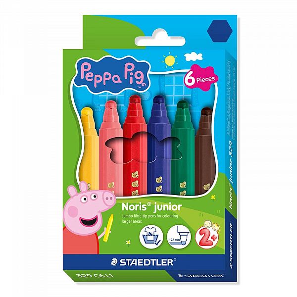 Flomastri Staedtler Noris Club Pujsa Pepa 6/1
