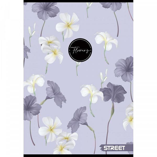 Zvezek A4 karo Street Flowers 54L