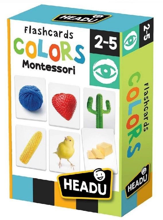 Didaktična igra Headu Montessori kartice - Barve