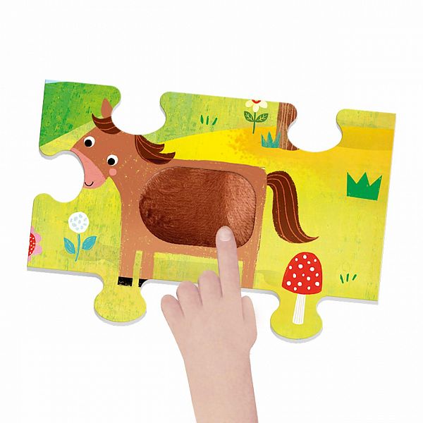 Didaktična igra Headu Montessori Sestavljanka - Kmetija
