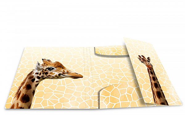 Mapa z elastiko A4 Herma Žirafe
