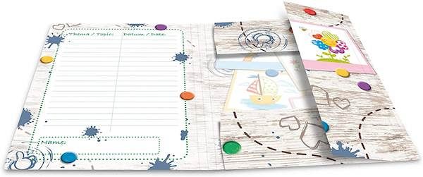 Herma mapa s klapo in elastiko A4 Prijatelji