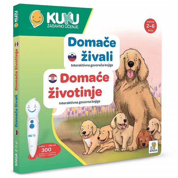 Interaktivna knjiga Kuku - Domače živali