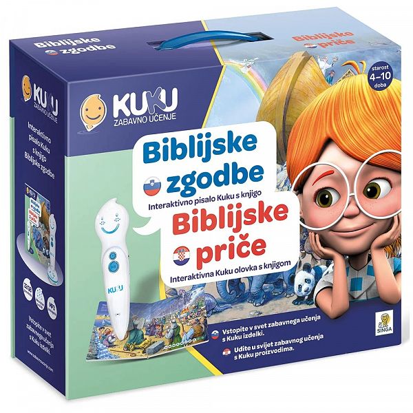 Interaktivna knjiga KUKU s pisalom – Biblijske zgodbe