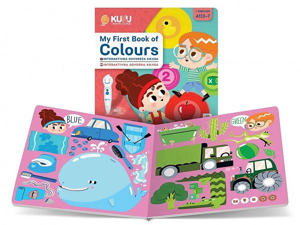 Interaktivna knjiga KUKU – My First Book of Colours