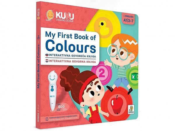 Interaktivna knjiga KUKU – My First Book of Colours
