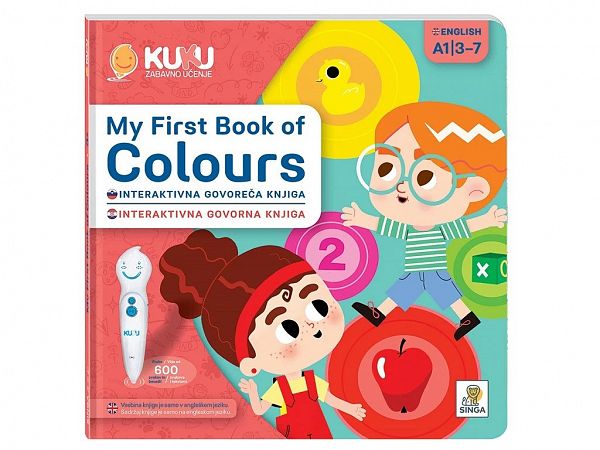 Interaktivna knjiga KUKU – My First Book of Colours