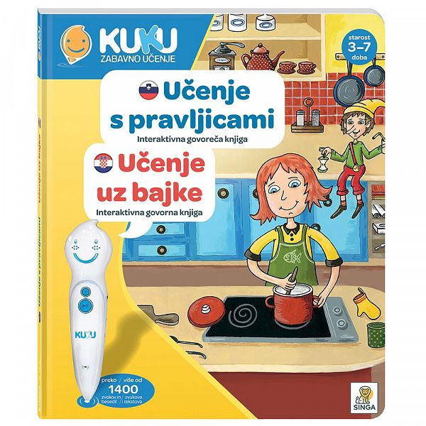 Interaktivna knjiga KUKU s pisalom – Učenje s pravljico