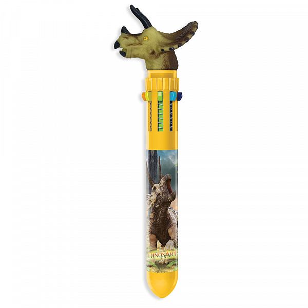 Kemični svinčnik 10-barvni Dinosart