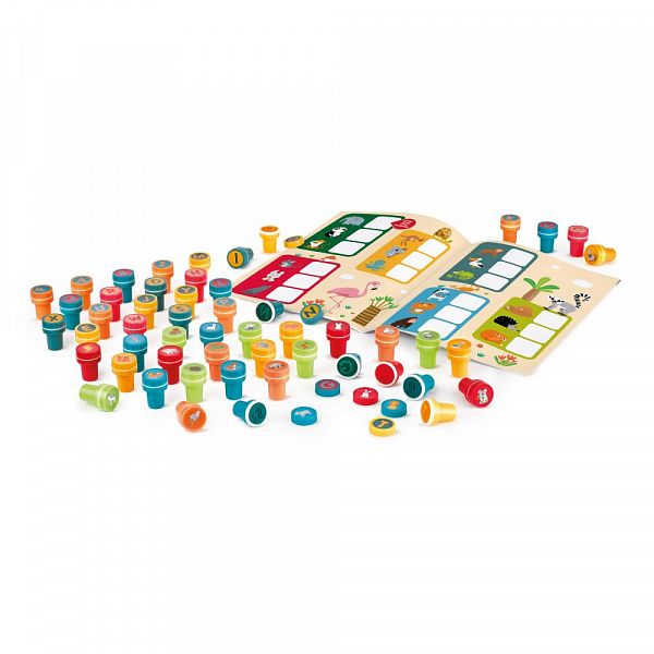 Kreativni set Maped Štampiljke Abeceda in živali