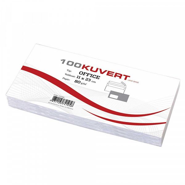 Kuverta Amerikanka LO 110x230 mm 100/1