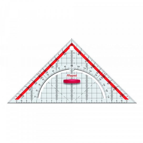 Geotrikotnik Maped Technic 26cm z držalom