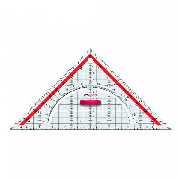 Geotrikotnik Maped Technic 26cm z držalom