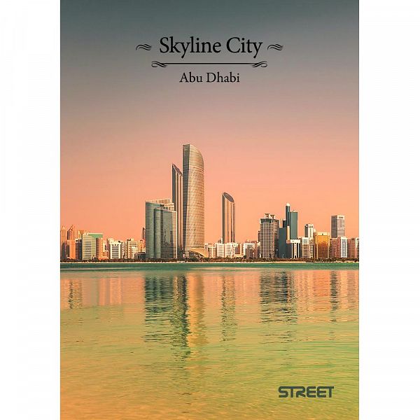 Zvezek A4 karo Street Skyline City 54L