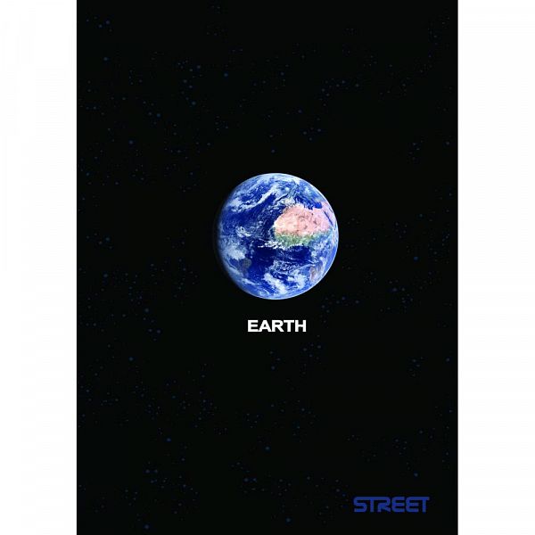Zvezek A4 črte Street Planets 54L