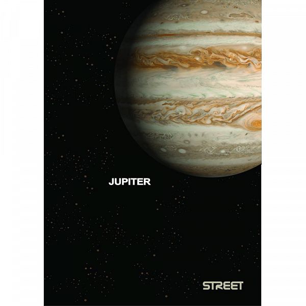 Zvezek A4 brezčrten Street Planets 54L