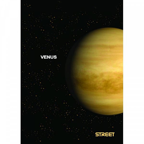Zvezek A4 brezčrten Street Planets 54L