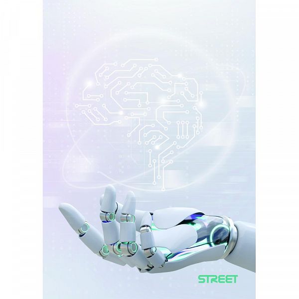 Zvezek A4 črte Street AI