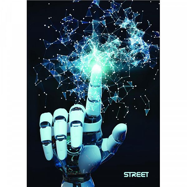 Zvezek A4 črte Street AI