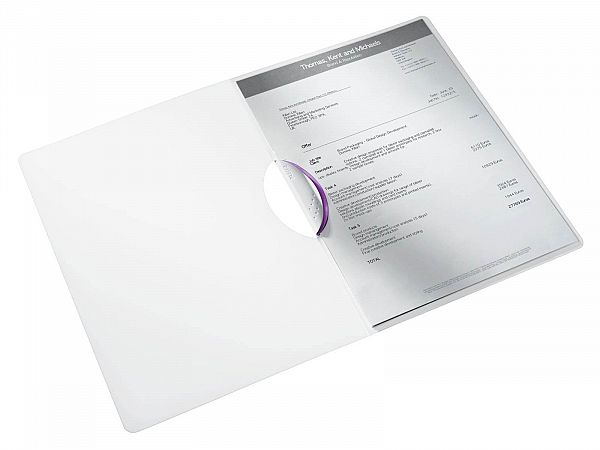 Mapa Clip A4 Leitz ColorClip WOW vijola