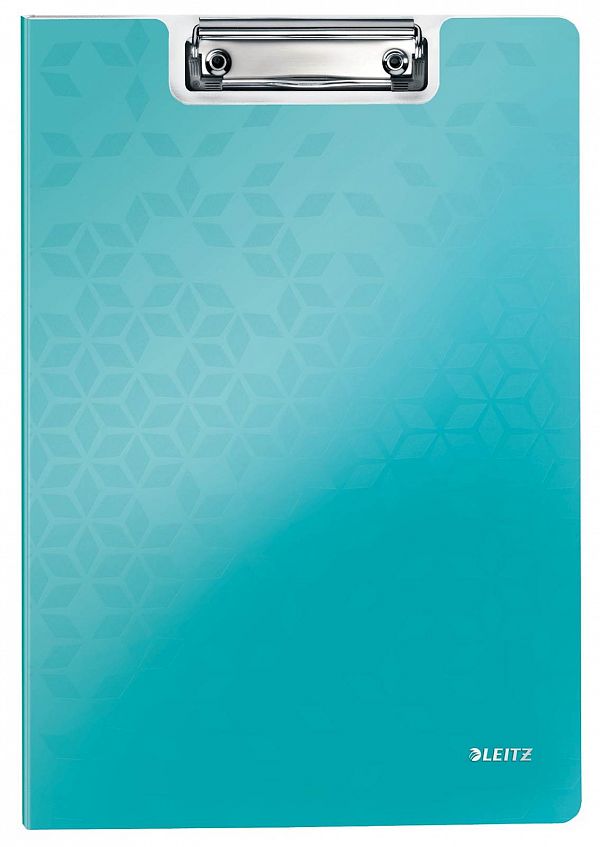 Vpenjalna mapa s pokrovom A4 Leitz WOW clipboard turkiz