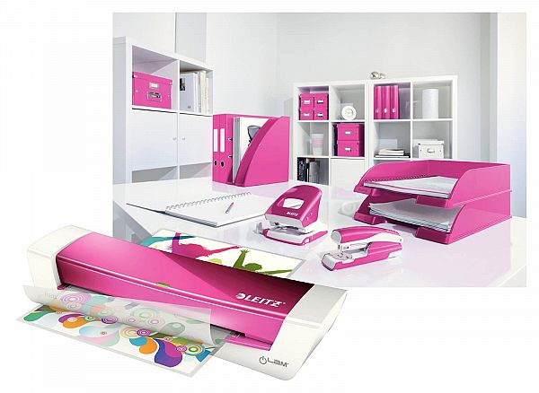 Plastifikator Leitz iLAM Home Office A4 roza