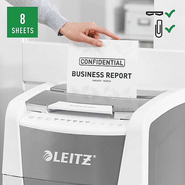 Uničevalec dokumentov samodejni Leitz IQ AutoFeed 300 Office P5
