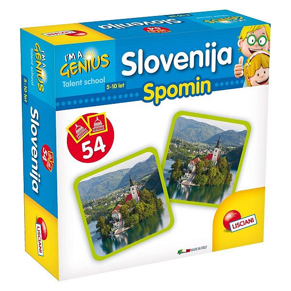 Družabna igra Spomin Slovenija
