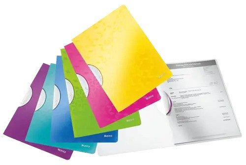 Mapa Clip A4 Leitz ColorClip WOW vijola