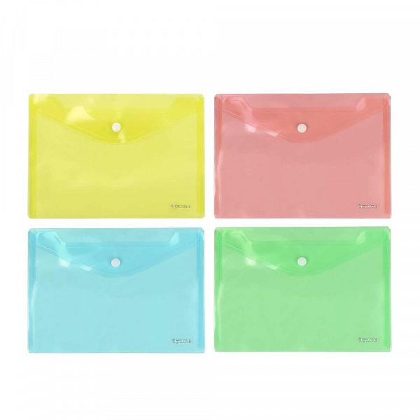 Mapa - kuverta z gumbom A4 PVC Optima