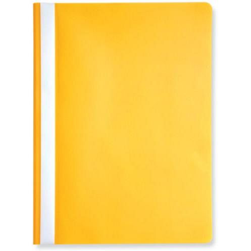 Mapa PP s kovinsko sponko A4 Optima Rumena