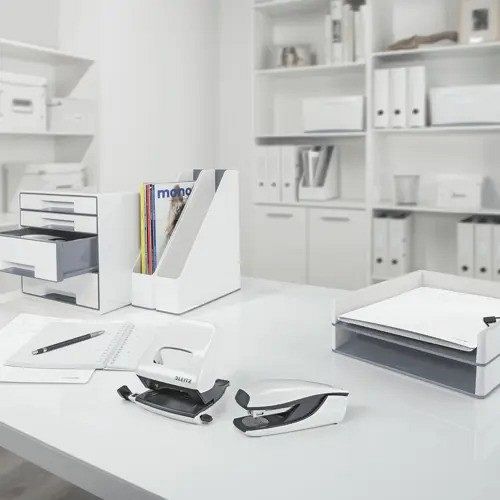 Mapa A4 PP s klapo in elastiko WOW bela