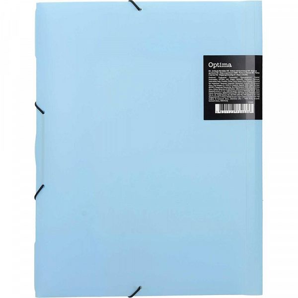 Mapa z elastiko A4 Optima Pastel