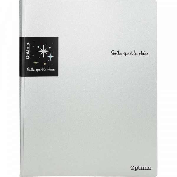 Mapa z vložnimi mapami A4 Optima Glitter 20/1