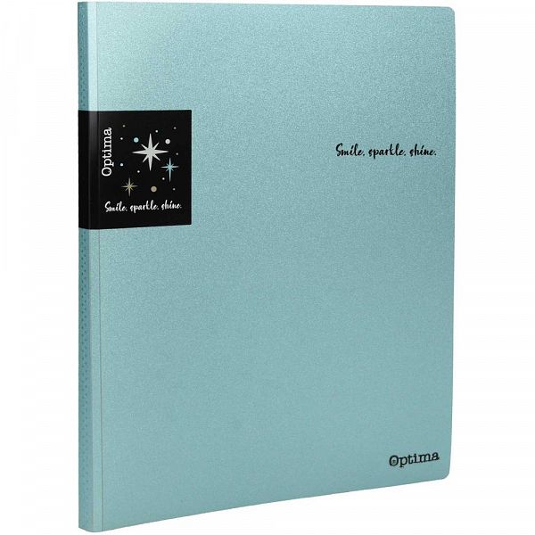 Mapa z vložnimi mapami A4 Optima Glitter 20/1