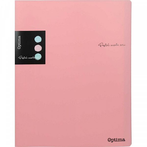 Mapa z vložnimi mapami A4 Optima Pastel 20/1