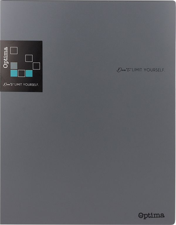 Mapa z vložnimi mapami A4 Optima Office Siva 40/1