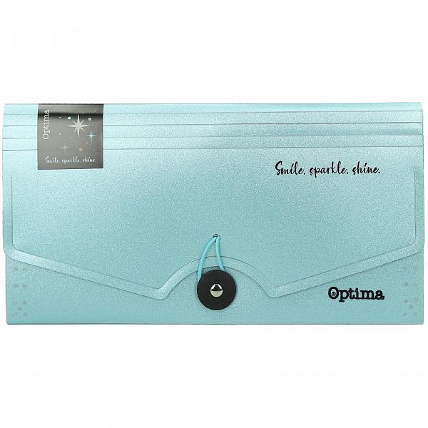 Mapa za račune B6 Optima Glitter