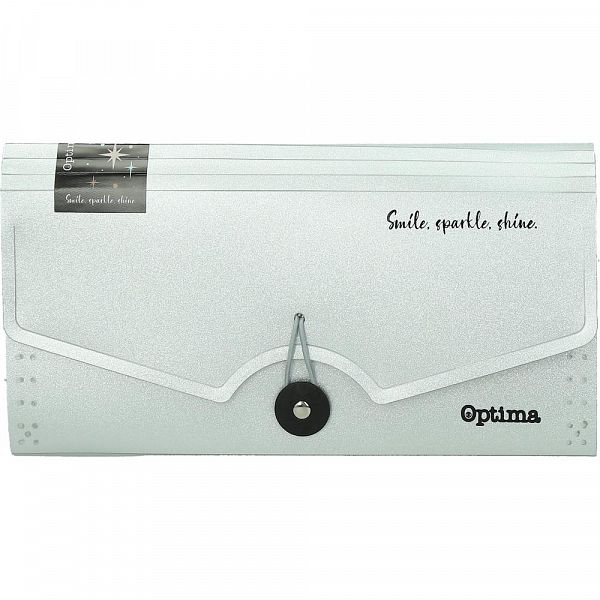 Mapa za račune B6 Optima Glitter