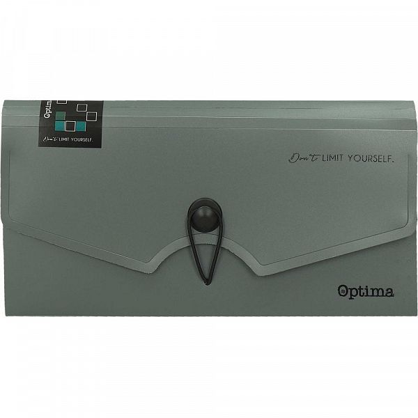 Mapa za račune B6 6P Optima Office Siva