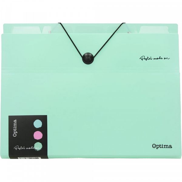 Mapa za dokumente A4 5P Optima Pastel