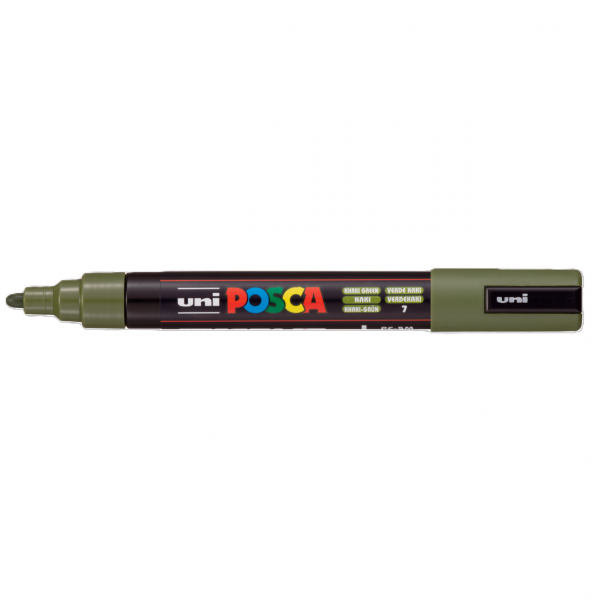 Marker Posca PC-5M Kaki zelen